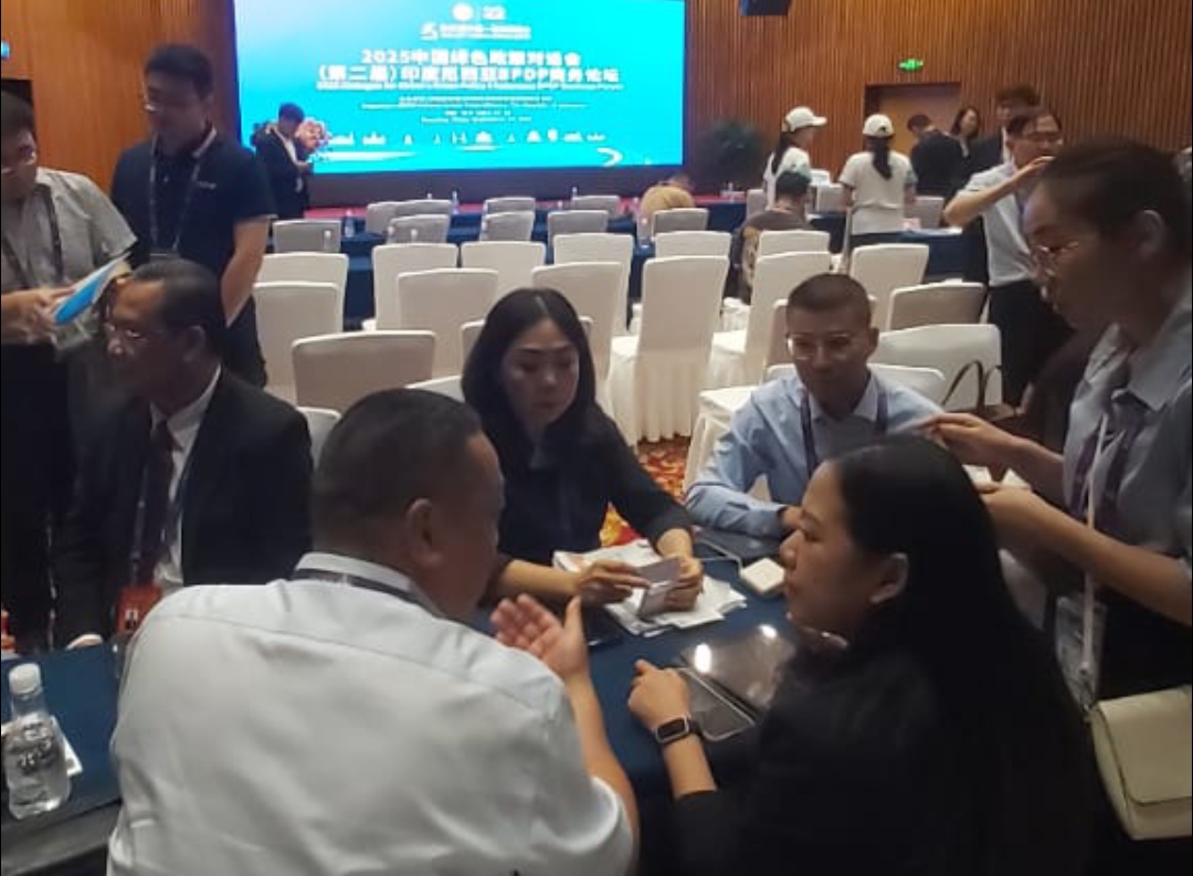 Suasana Forum Dialog Hijau Indonesia&ndash;China di CAEXPO&ndash;CABIS 2025 Guangxi, fokus pada hilirisasi sawit dan praktik pertanian ramah lingkungan.(Foto: IST)