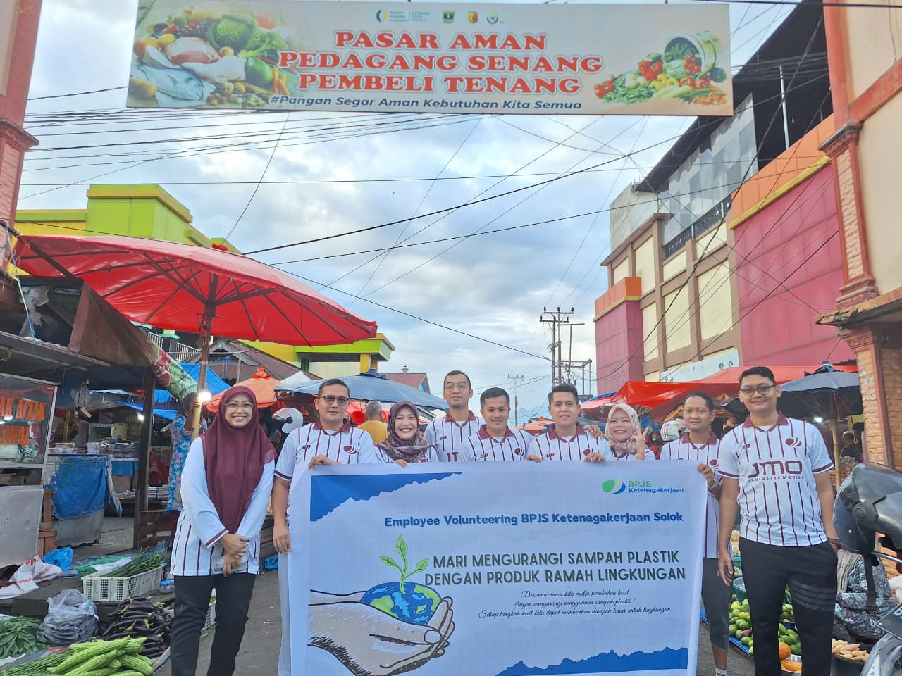 Karyawan BPJS Ketenagakerjaan Kantor Cabang Solok kembali mengadakan kegiatan Employee Volunteering.