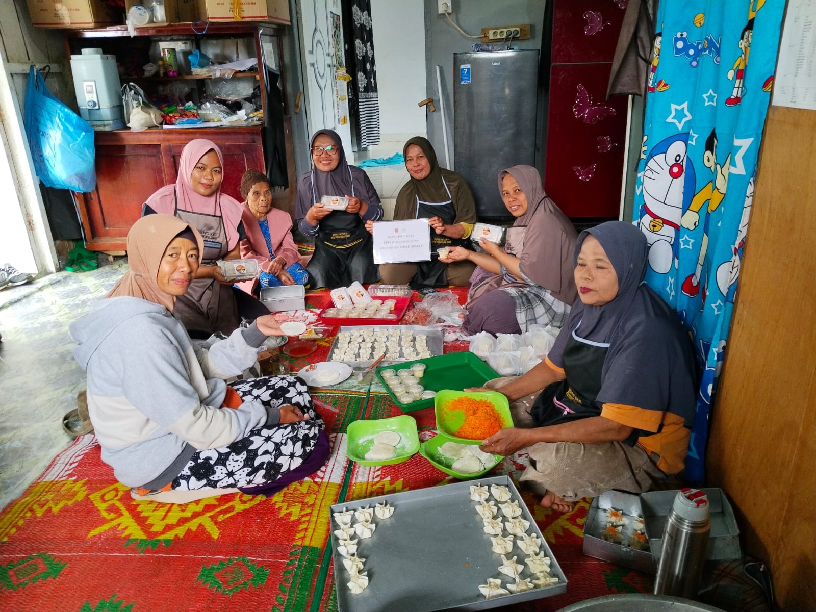 Dapur PMT Lokal Panampuang dipercaya dalam penyediaan makanan tambahan untuk bumil dan balita se-Kecamatan Ampekangkek.