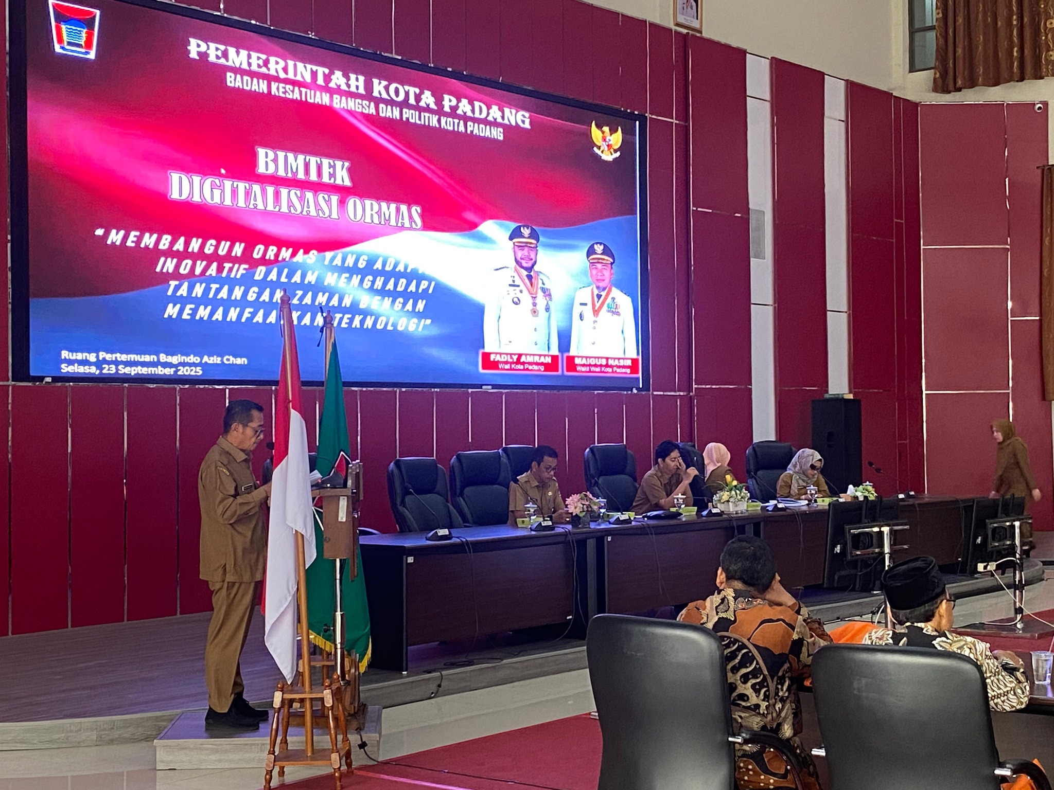 207 ormas di Padang ikuti bimtek digitalisasi, Pemko Padang siapkan aplikasi untuk laporan kegiatan, tingkatkan akuntabilitas dan profesionalisme ormas.