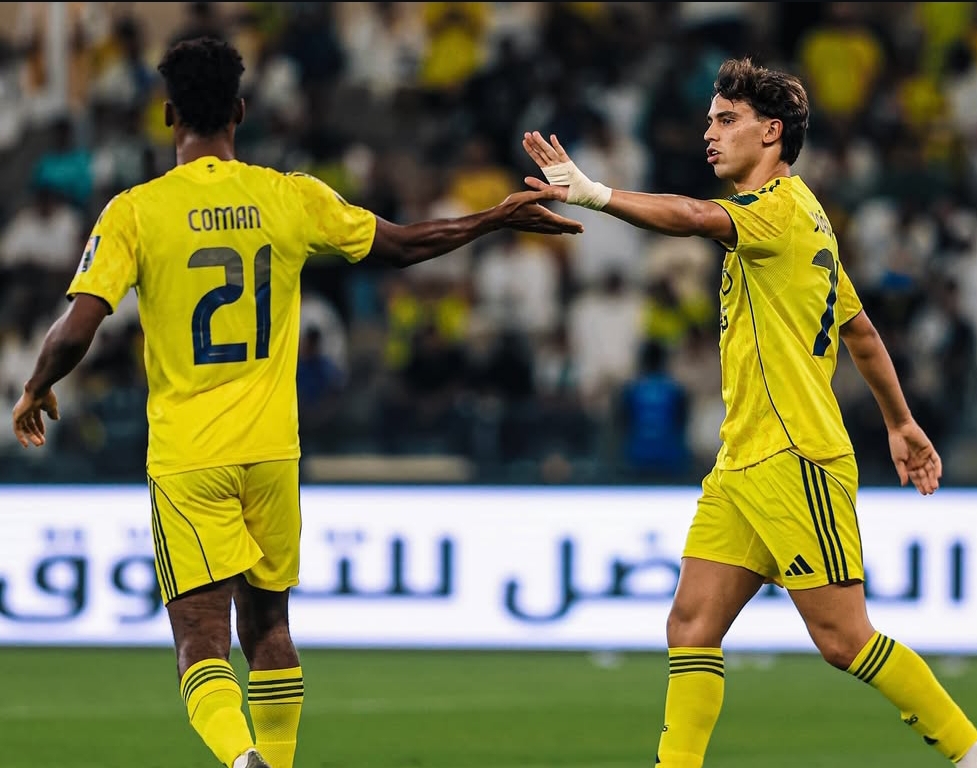 Kingsley Coman dan Joao Felix tampil gemilang di kemenangan 4-0 Al Nassr kontra Jeddah. (Foto: Instagram Al Nassr)