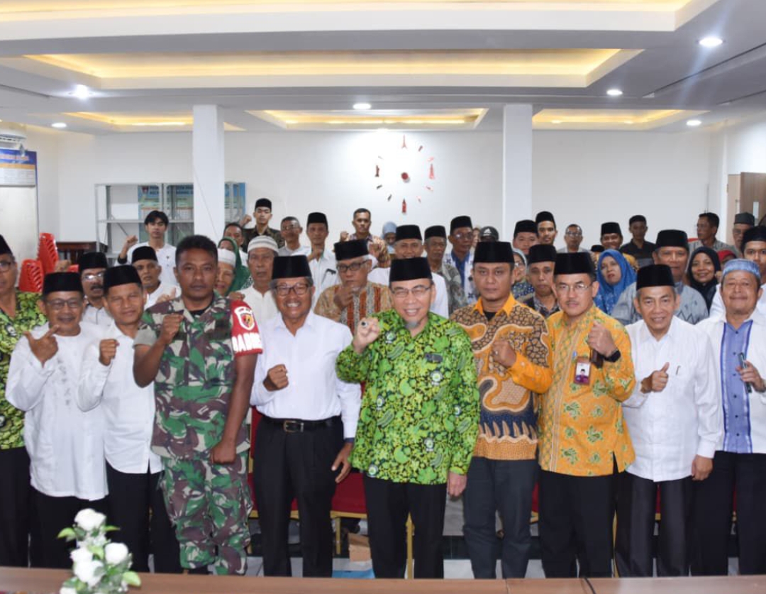Wakil Wali Kota Padang Maigus Nasir membuka Muscab DMI Padang Selatan, sekaligus memaparkan tiga konsep utama Program Smart Surau.(Foto: Prokopim)