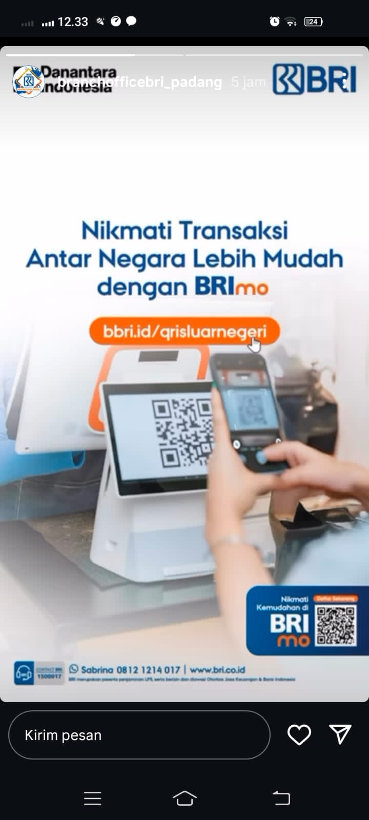 BRI hadirkan fitur QRIS Luar Negeri di BRImo untuk transaksi lintas negara. Nasabah bisa bertransaksi aman dan praktis di Thailand, Malaysia, dan Singapura.