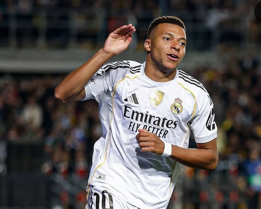 Mbapp&eacute; on fire bersama Real Madrid usai hat-trick lawan Kairat Almaty, siap kembali bersinar di Bernab&eacute;u saat hadapi Villarreal.(Foto: IG @k.mbappe)