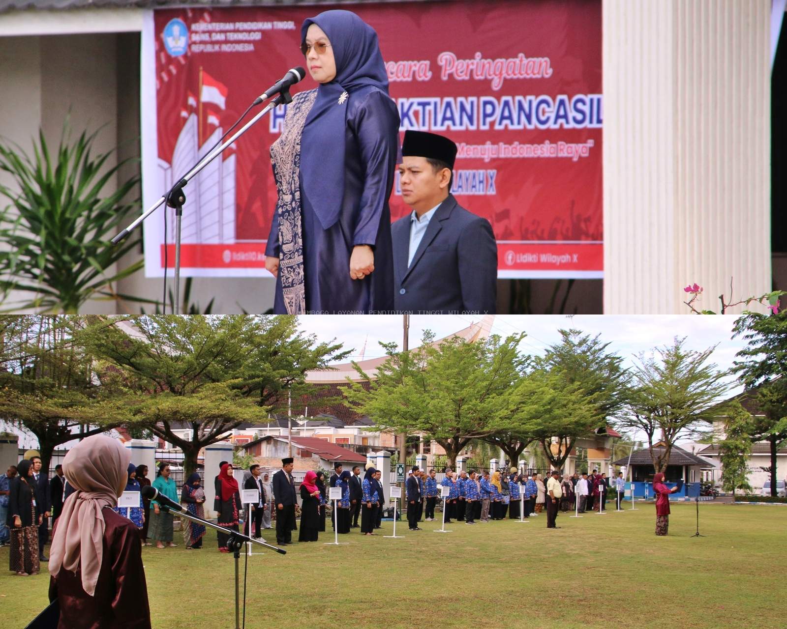 Keluarga Besar LLDIKTI Wilayah X Gelar Upacara Peringatan Hari Kesaktian Pancasila Tahun 2025.
