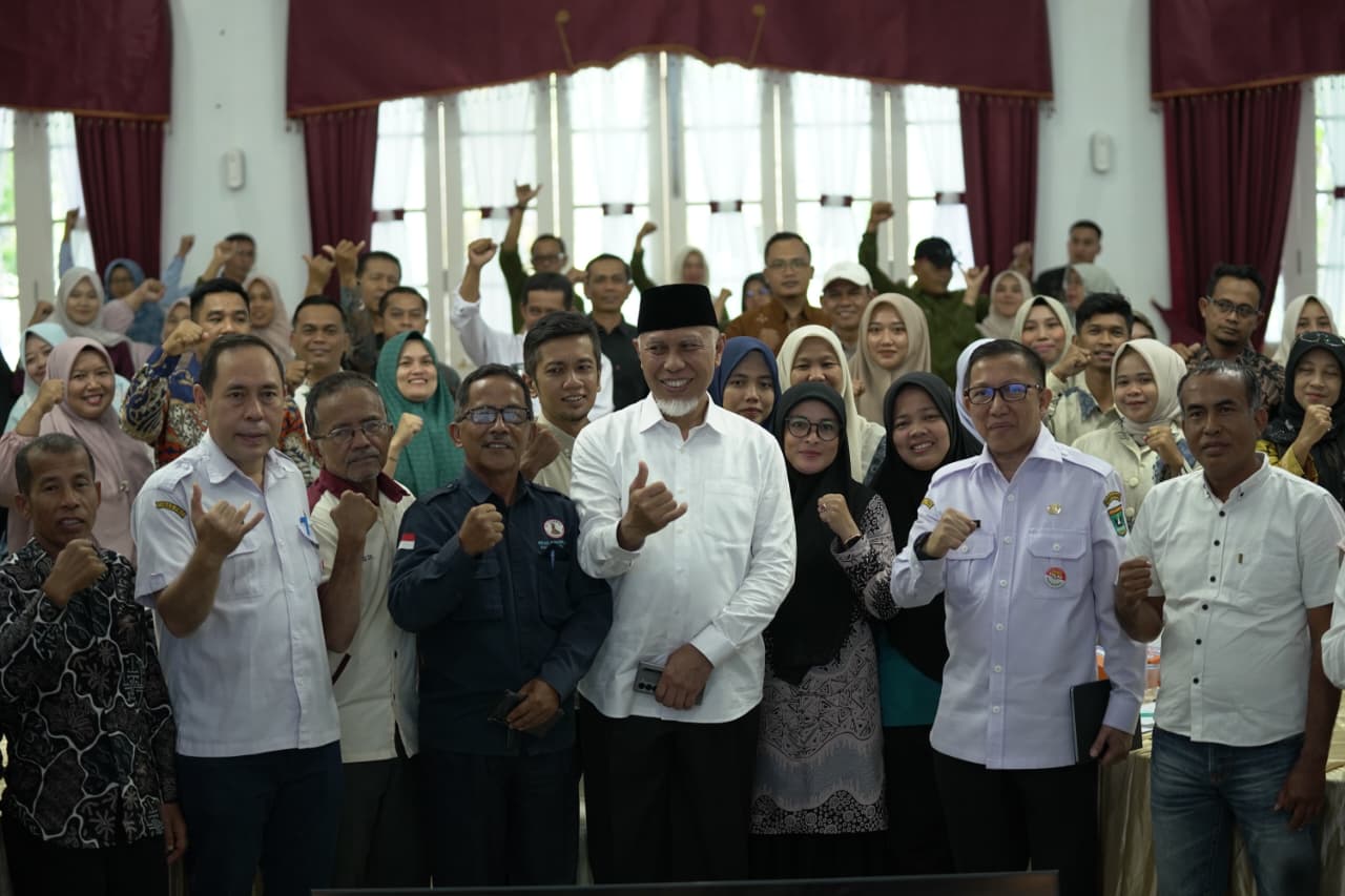 Rapat Koordinasi (Rakor) BUMDesma se-Sumatera Barat di Auditorium Gubernuran, Rabu (22/10/2025).