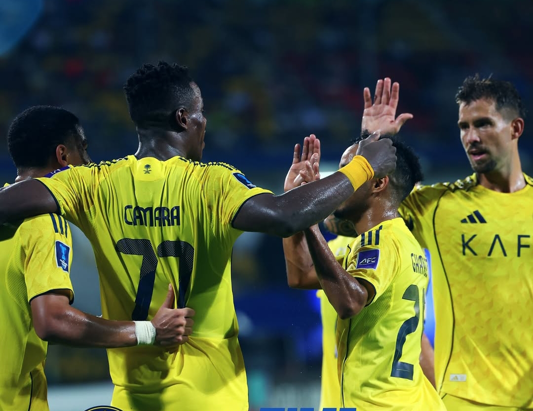 Pemain Al Nassr merayakan kemenangan melawan FC Goa di Fatorda, Liga Champions Asia 2 Grup D, Rabu (22/10/2025).(Foto: Instagram @alnassr)