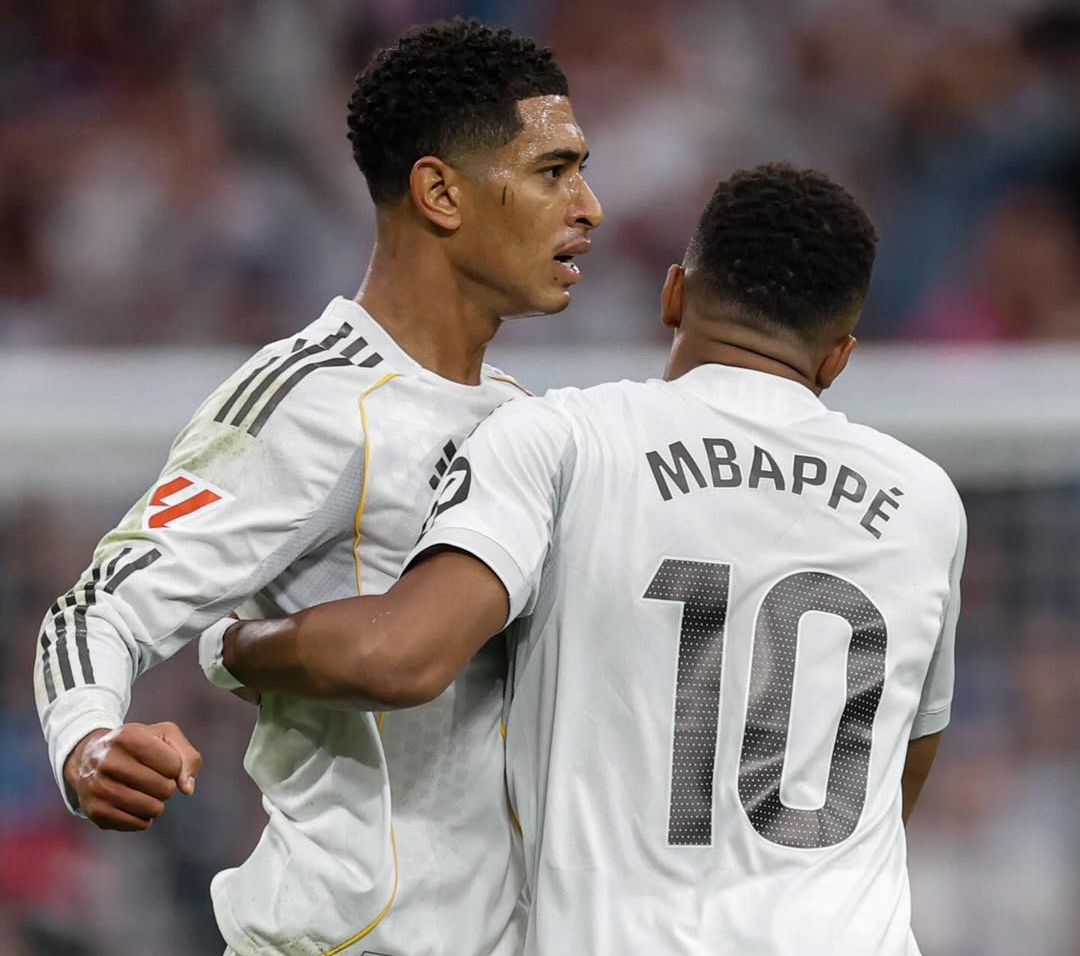 Mbappe dan Bellingham mencetak gol kemenangan Real Madrid 2-1 atas Barcelona di El Clasico La Liga di Stadion Santiago Bernabeu.(Foto: IG @realmadrid)