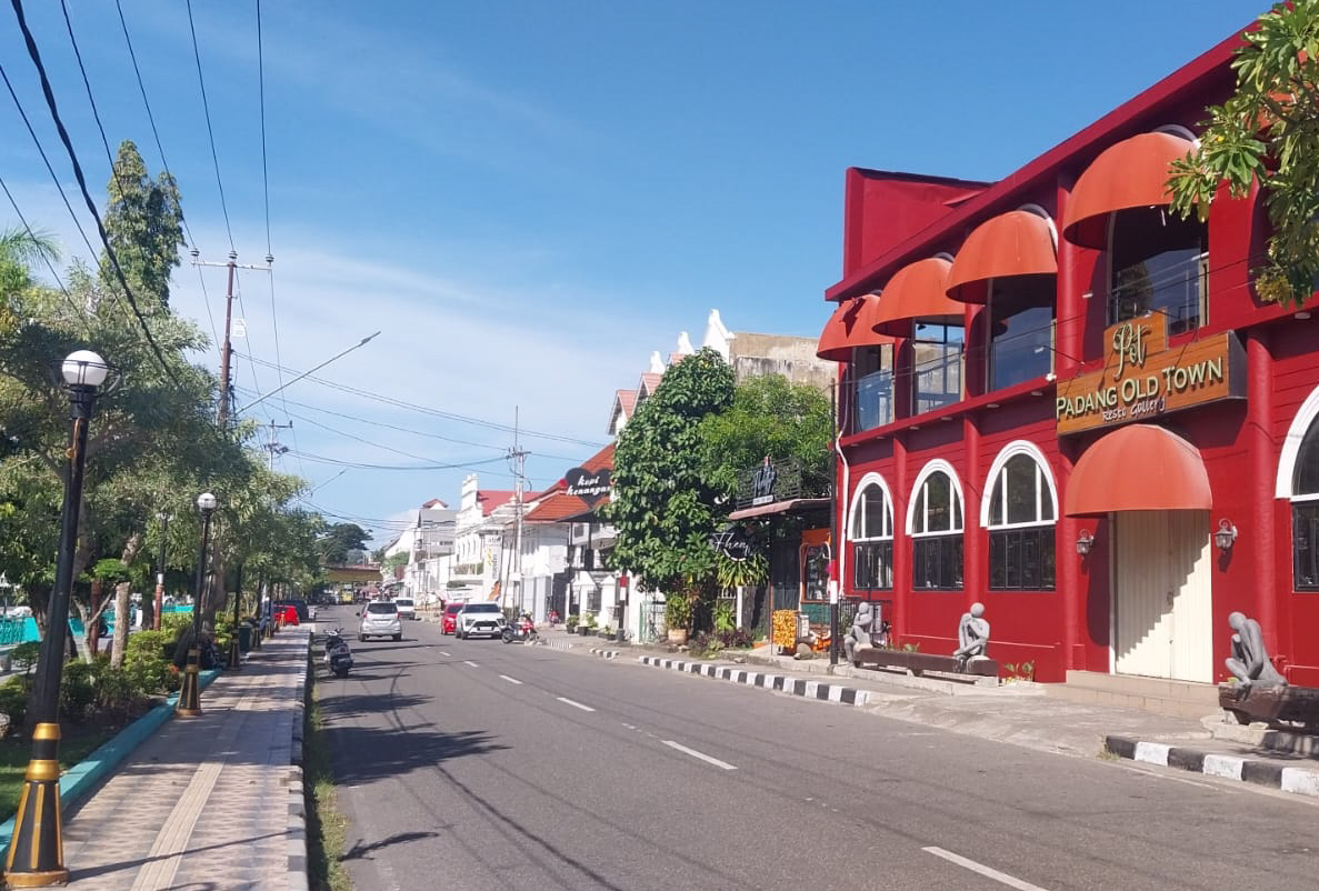 Secuil jepretan kawasan Kota Tua Padang. (Foto: Mengki Kurniawan/Padeks)