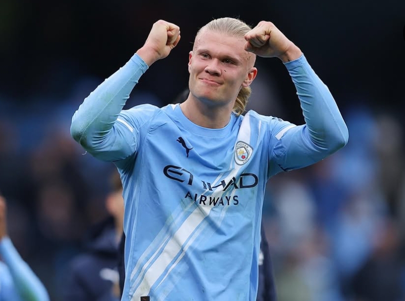 Haaland jadi andalan City di lini depan saat menghadapi Bournemouth dalam lanjutan Liga Primer Inggris.(Foto: Dok. IG @erling)