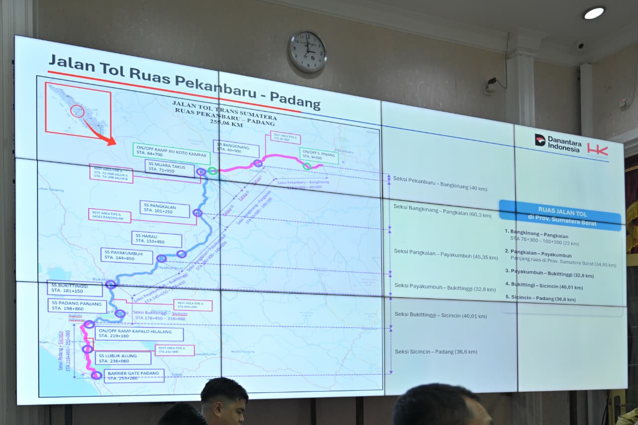 Maket Tol Padang&ndash;Pekanbaru