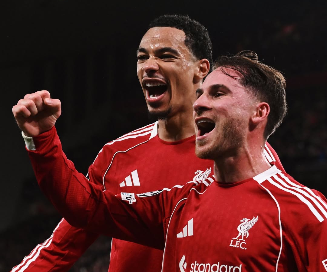 Alexis Mac Allister merayakan gol tunggal yang membawa Liverpool kalahkan Real Madrid 1-0 di Anfield, Liga Champions 2025.(Foto: Instagram @liverpoolfc)
