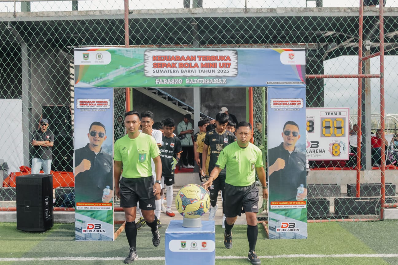 Kejuaraan Mini Soccer Terbuka Pabasko Badunsanak di Padangpanjang diikuti 24 tim, digelar atas Pokir DPRD Sumbar bersama Dispora Sumbar.