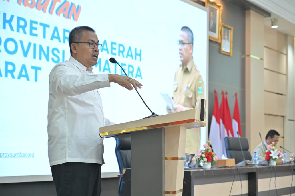 Sekretaris Daerah Provinsi Sumbar, Arry Yuswandi.