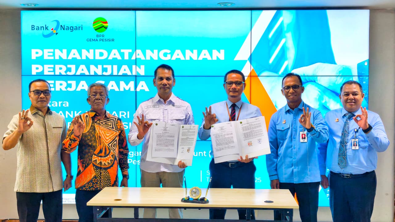 BPR Gema Pesisir resmi luncurkan virtual account terintegrasi Bank Nagari untuk tingkatkan kemudahan dan keamanan transaksi nasabah.