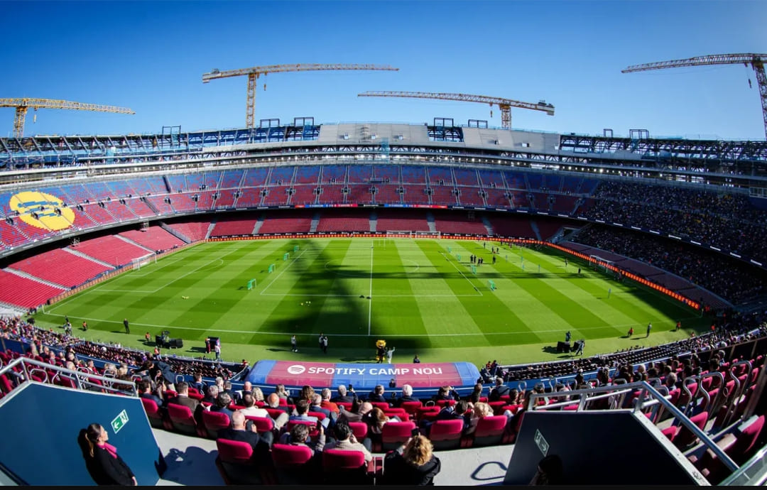 Barcelona kembali memainkan pertandingan di Spotify Camp Nou setelah 28 Mei 2023.(Foto: FC Barcelona)