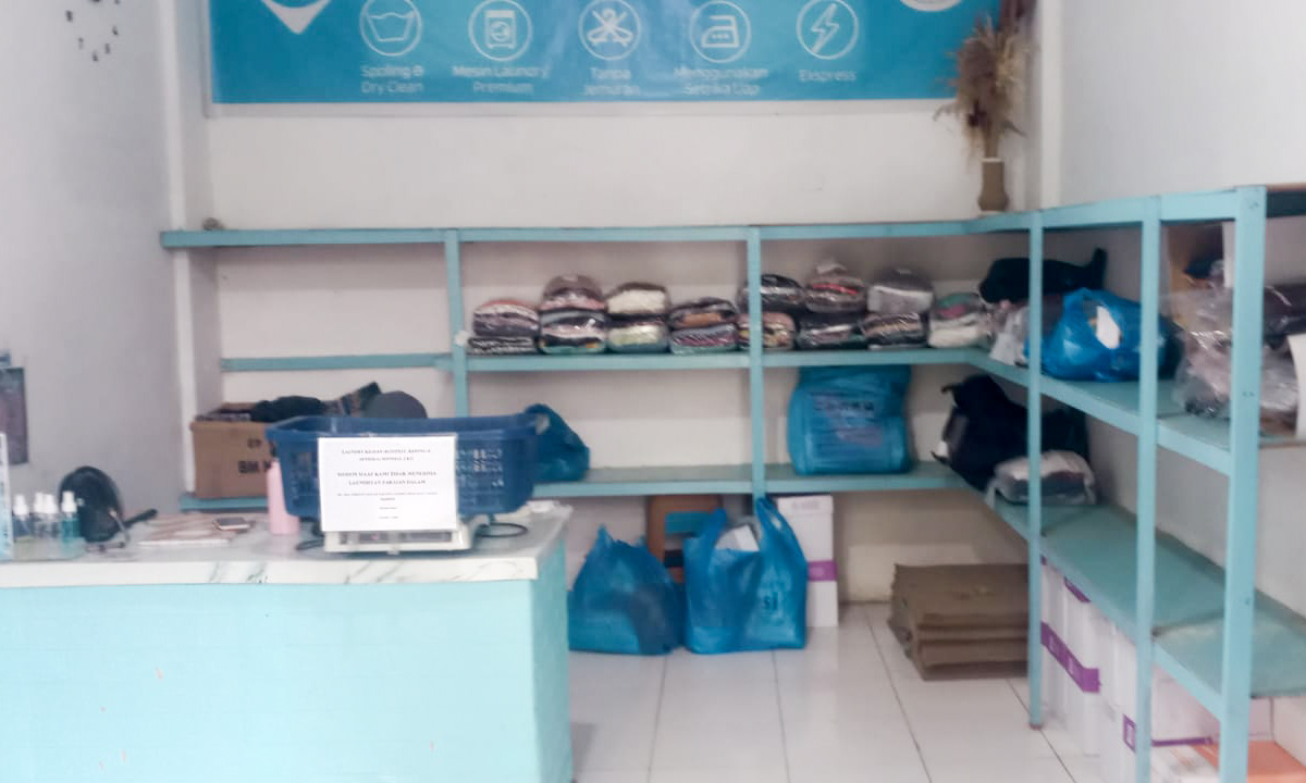 Laundry Center Unand mencatat kenaikan omzet lebih dari 100% dalam tiga minggu terakhir.