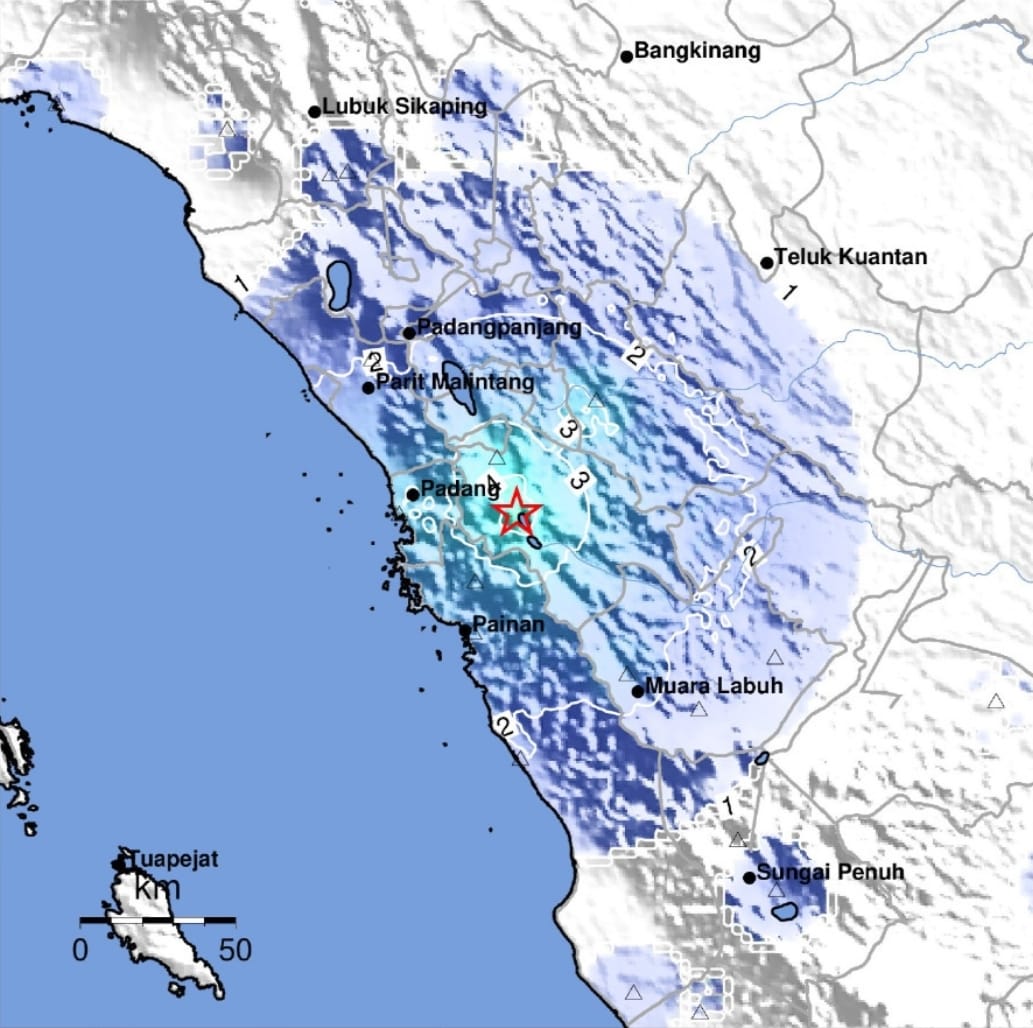Gempa M 4,7 mengguncang Kabupaten Solok, dipicu Sesar Sumani. BMKG sebut guncangan dirasakan hingga skala IV MMI dan terjadi satu gempa susulan.