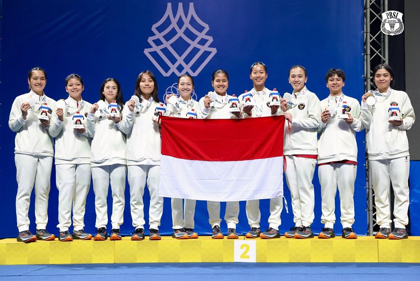 Tim Beregu Putri Bulutangkis Indonesia berhasil menyabet medali perah di ajang SEA Games 2025 Thailand, kemarin.