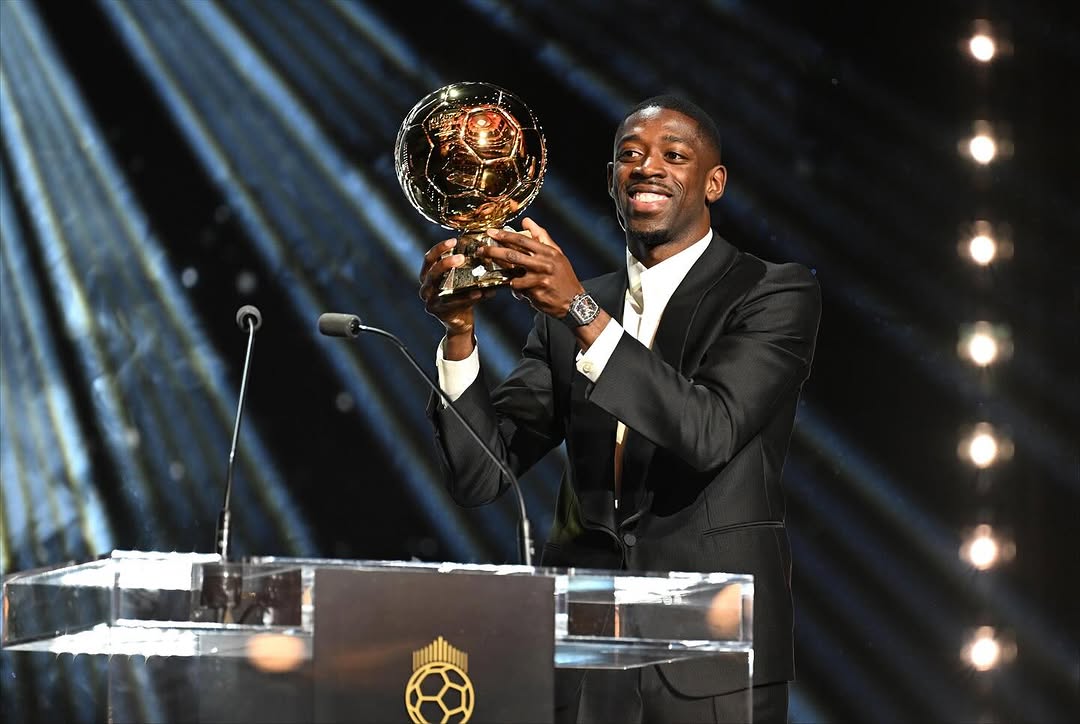 Peraih Ballon d&rsquo;Or asal Paris Saint-Germain, Ousmane Dembele, masuk kandidat pemenang The Best FIFA Men&rsquo;s Player bersama Kylian Mbappe yang diumumkan di Katara Hall, Fairmon