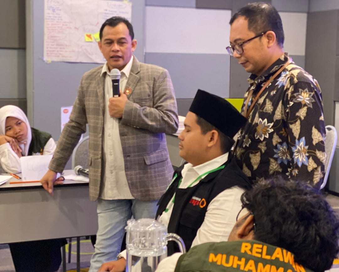 Relawan KawanMu mengikuti pembekalan hipnoterapi yang digelar MPKS PP Muhammadiyah bersama Indonesian Hypnosis Centre (IHC) di Jakarta.(Foto: IHC)