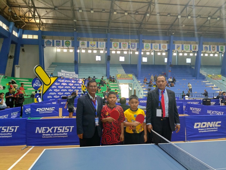 Petenis meja andalan Sumbar asal SDN 30 Payakumbuh.