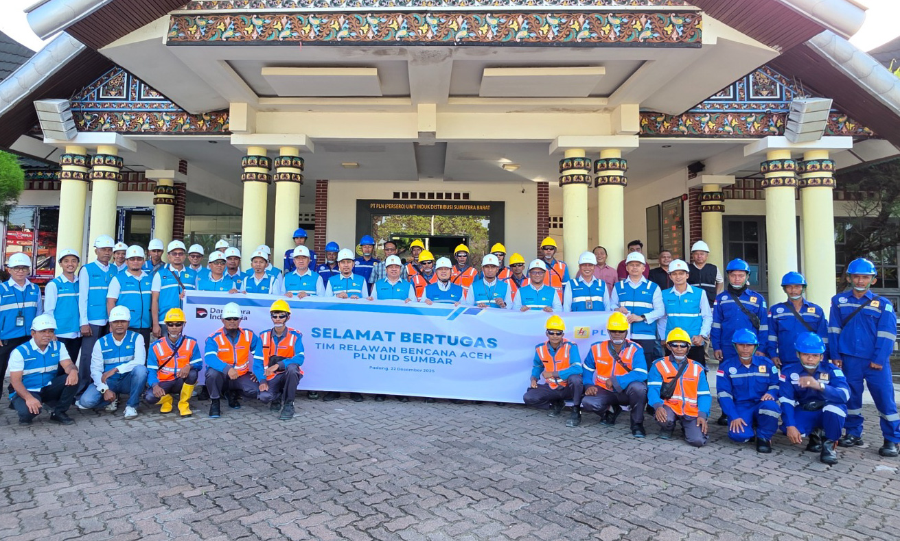PLN UID Sumbar mengirim 41 personel dan armada ke Aceh untuk mempercepat pemulihan jaringan listrik pascagangguan dan menjaga keandalan pasokan.