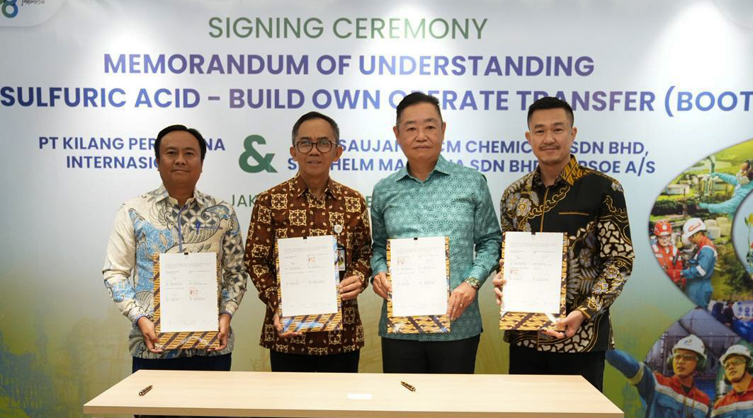 PT Kilang Pertamina Internasional (KPI) menandatangani MoU dengan mitra Malaysia dan Denmark untuk kaji proyek WSA di kilang sebagai dukungan transisi energi dan dekarbonisasi.