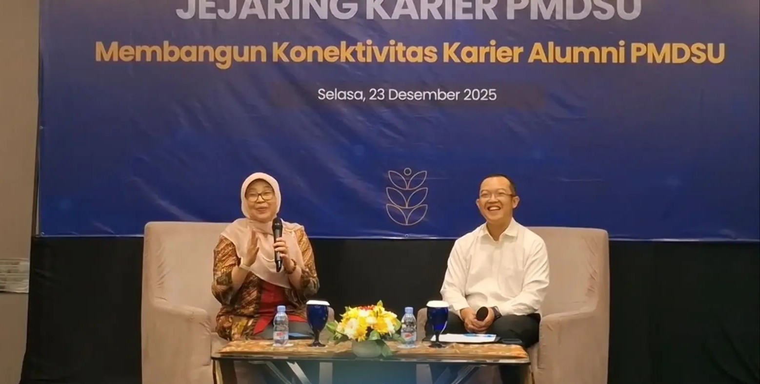 Direktur Sumber Daya Ditjen Dikti Kemendiktisaintek Sri Suning Kusumawardani dalam acara soft launching Jejaring Karier PMDSU di Kota Semarang, Jawa Tengah, kemarin (23/12).