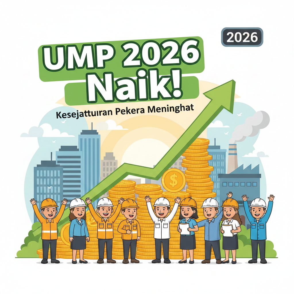 Ilustrasi UMP 2026 naik.