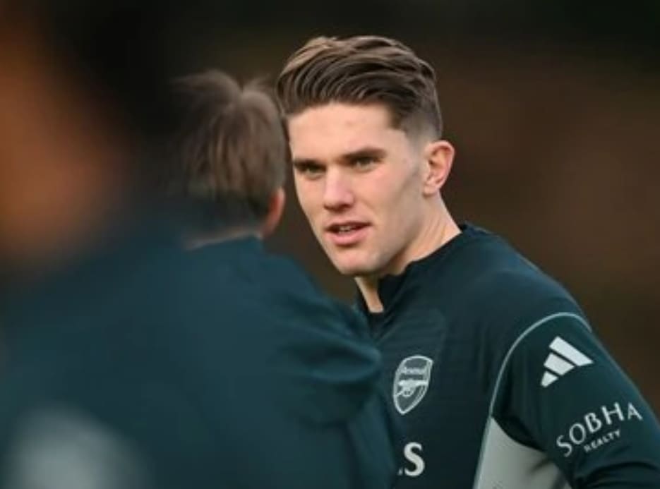 Bintang Arsenal, Viktor Gyokeres latihan jelang pertandingan perempat final Carabao Cup melawan Crystal Palace, Rabu 24 Desember 2025 di Emirates Stadium. (Foto: Arsenal)