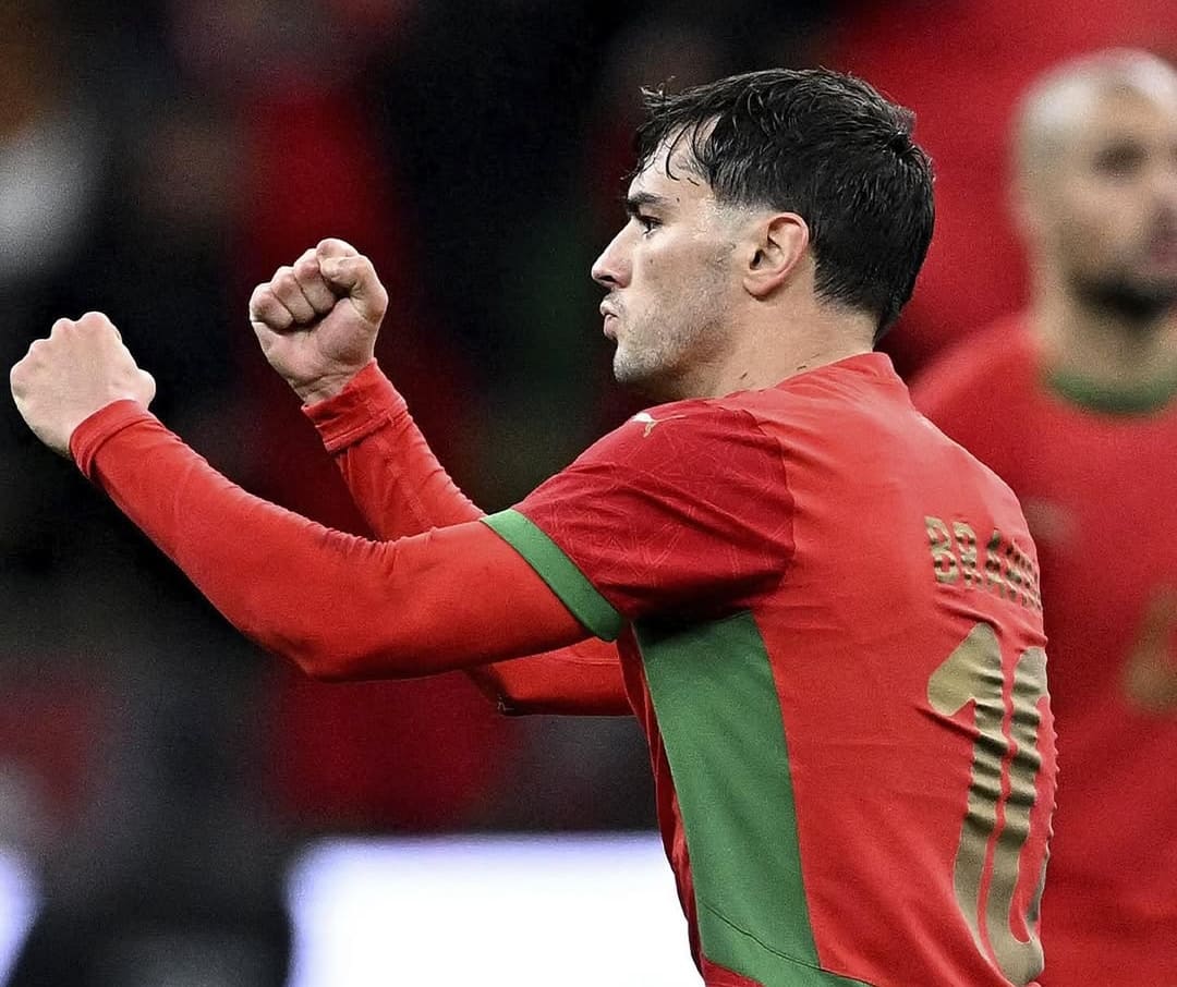 Brahim D&iacute;az mencetak gol pembuka Maroko lawan Mali di AFCON 2025, membawa tuan rumah unggul sementara di Prince Moulay Abdellah Stadium.(Foto: IG @realmadrid)