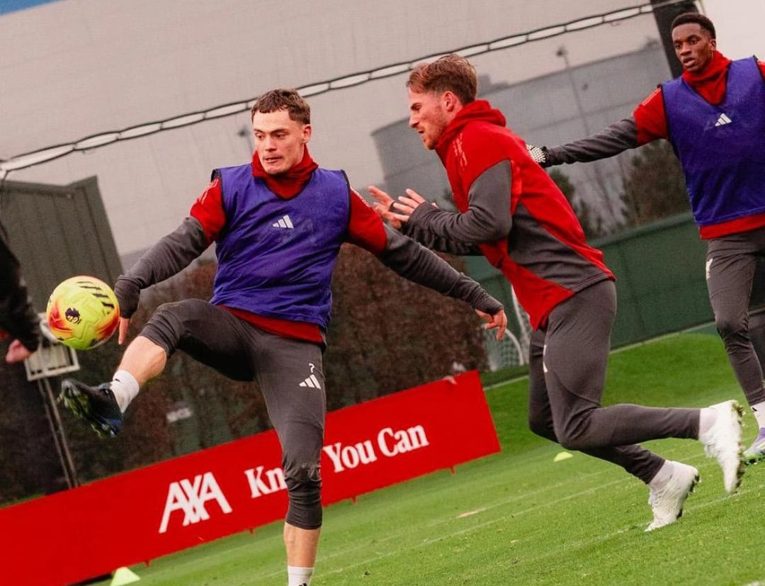 Skuad Liverpool berlatih intens menjelang laga kandang melawan Wolves di Premier League, malam ini (27/12). (Foto: Liverpool FC)