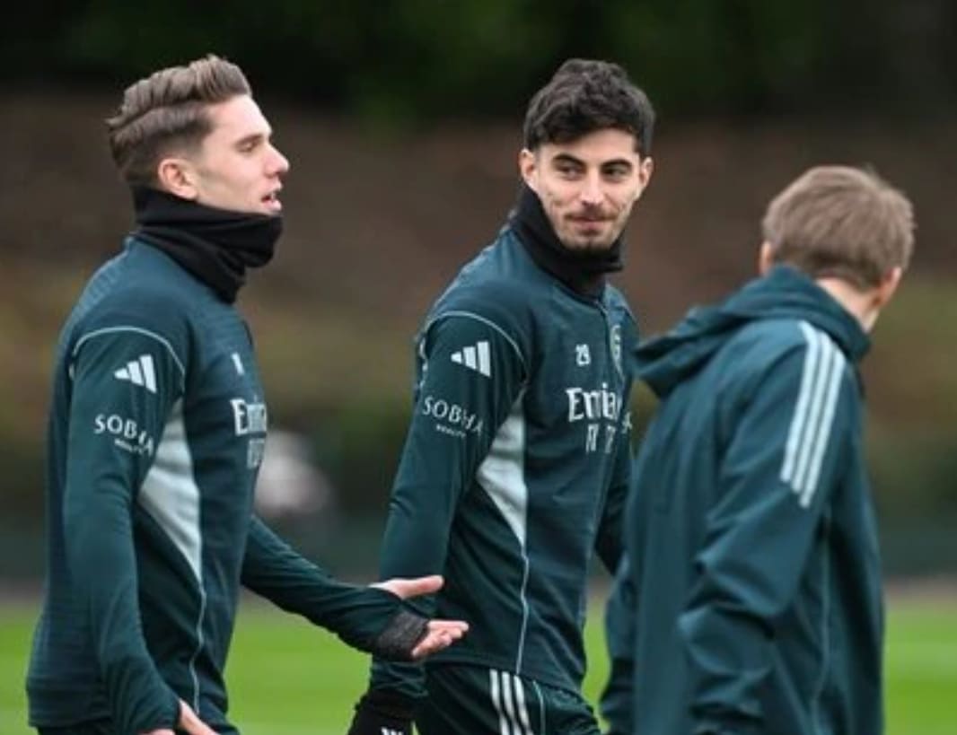 Viktor Gyokeres dan rekan setim Arsenal berlatih intens untuk mempertahankan tren kemenangan melawan Aston Villa.(Foto: arsenal.com)