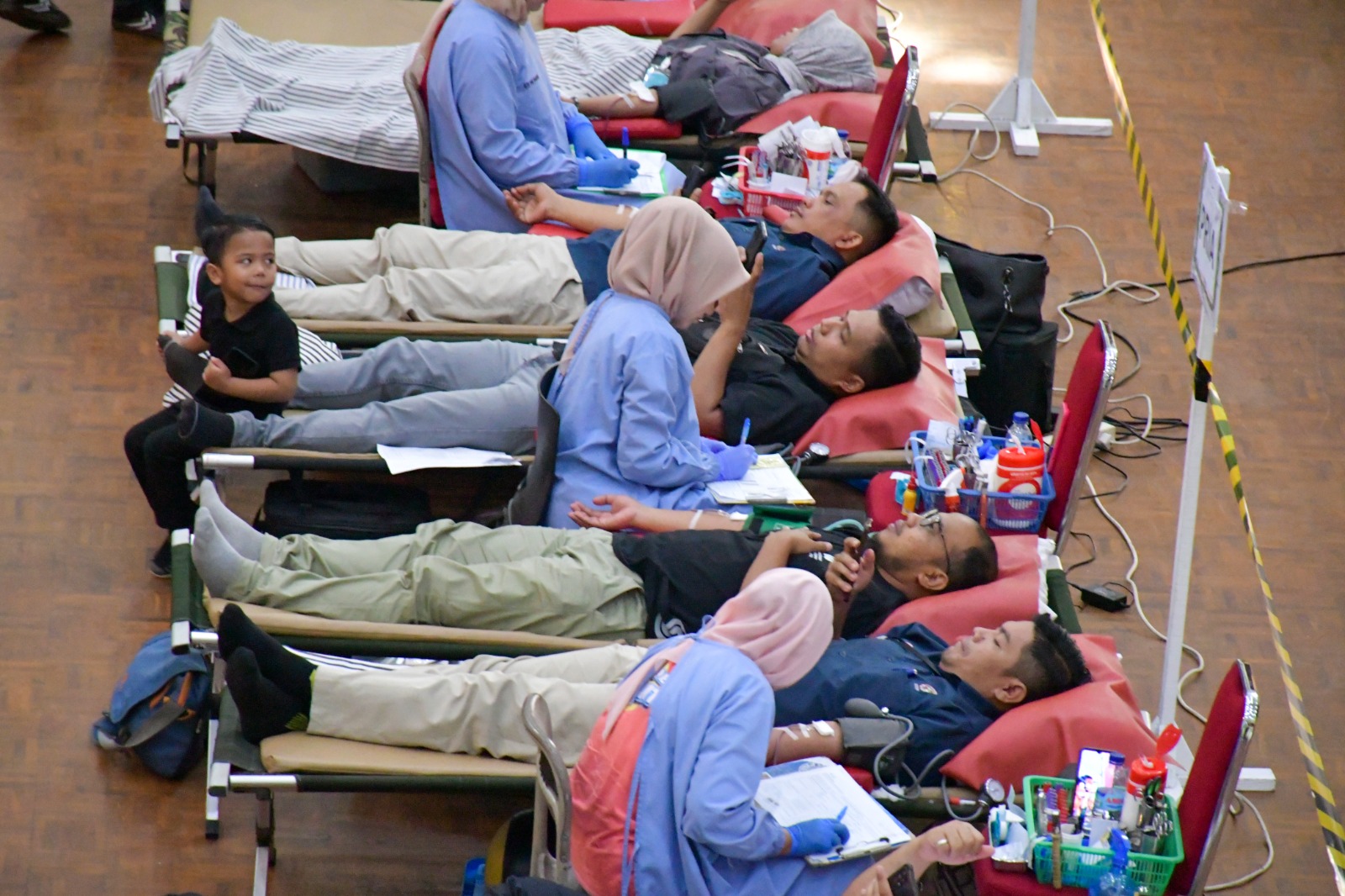 Donor darah PT Semen Padang digelar rutin dua bulanan bersama PMI Padang Kota Padang.