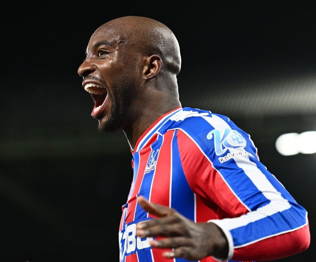 Jean-Philippe Mateta cetak gol untuk Crystal Palace melawan Fulham Premier League 2026 di Selhurst Park.(Foto: Instagram @cpfc)