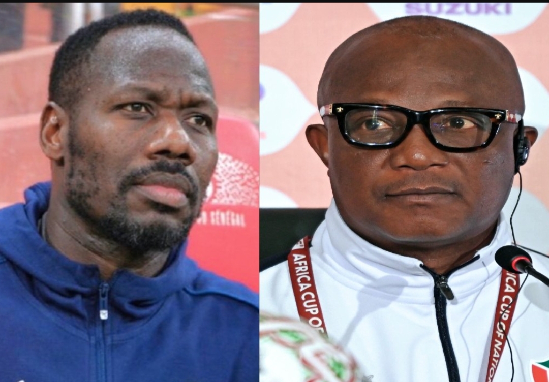 Pelatih Senegal Pape Thiaw dan Pelatih Sudan Kwesi Appiah siap adu taktik pada laga 16 Besar AFCON 2025 di Tangier.(Foto: Dok. CAF & Africa Top Sports)
