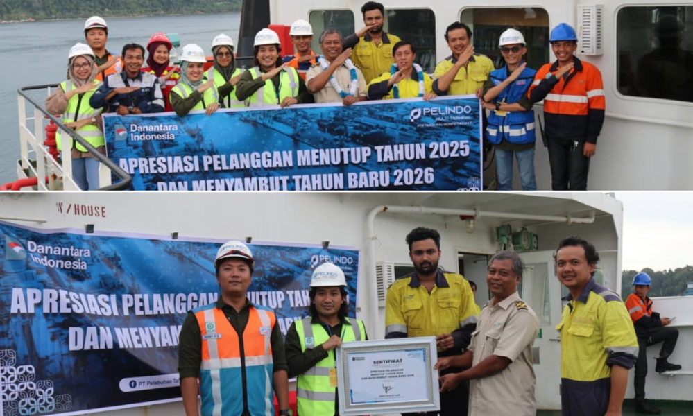PTP Nonpetikemas Cabang Teluk Bayur menggelar apresiasi pelanggan akhir 2025 dan awal 2026 sebagai komitmen menjaga layanan pelabuhan nonpetikemas.