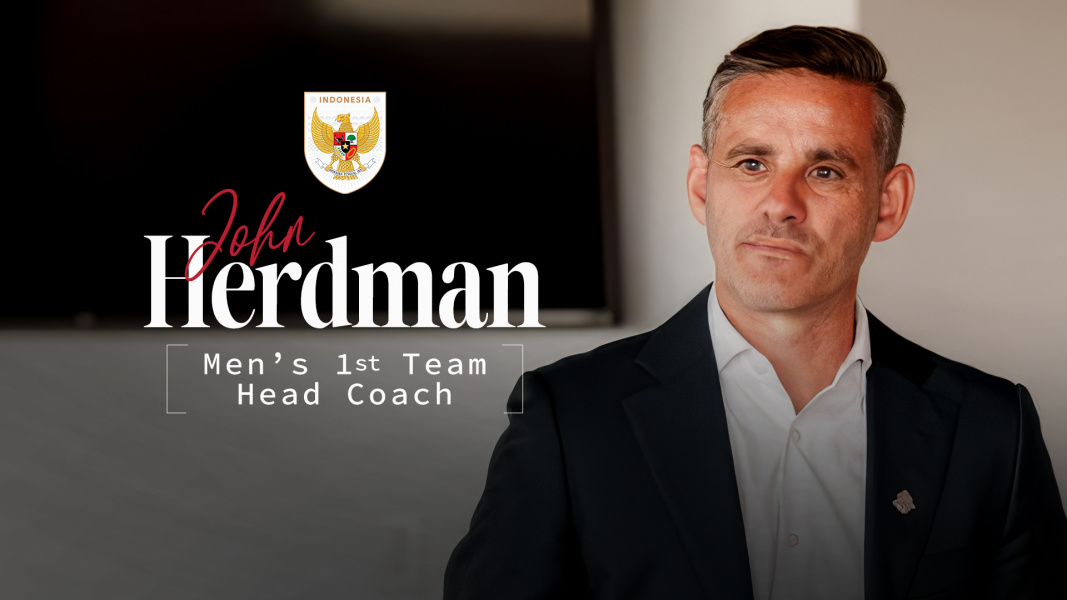 PSSI secara resmi menunjuk John Herdman sebagai pelatih Timnas Indonesia.