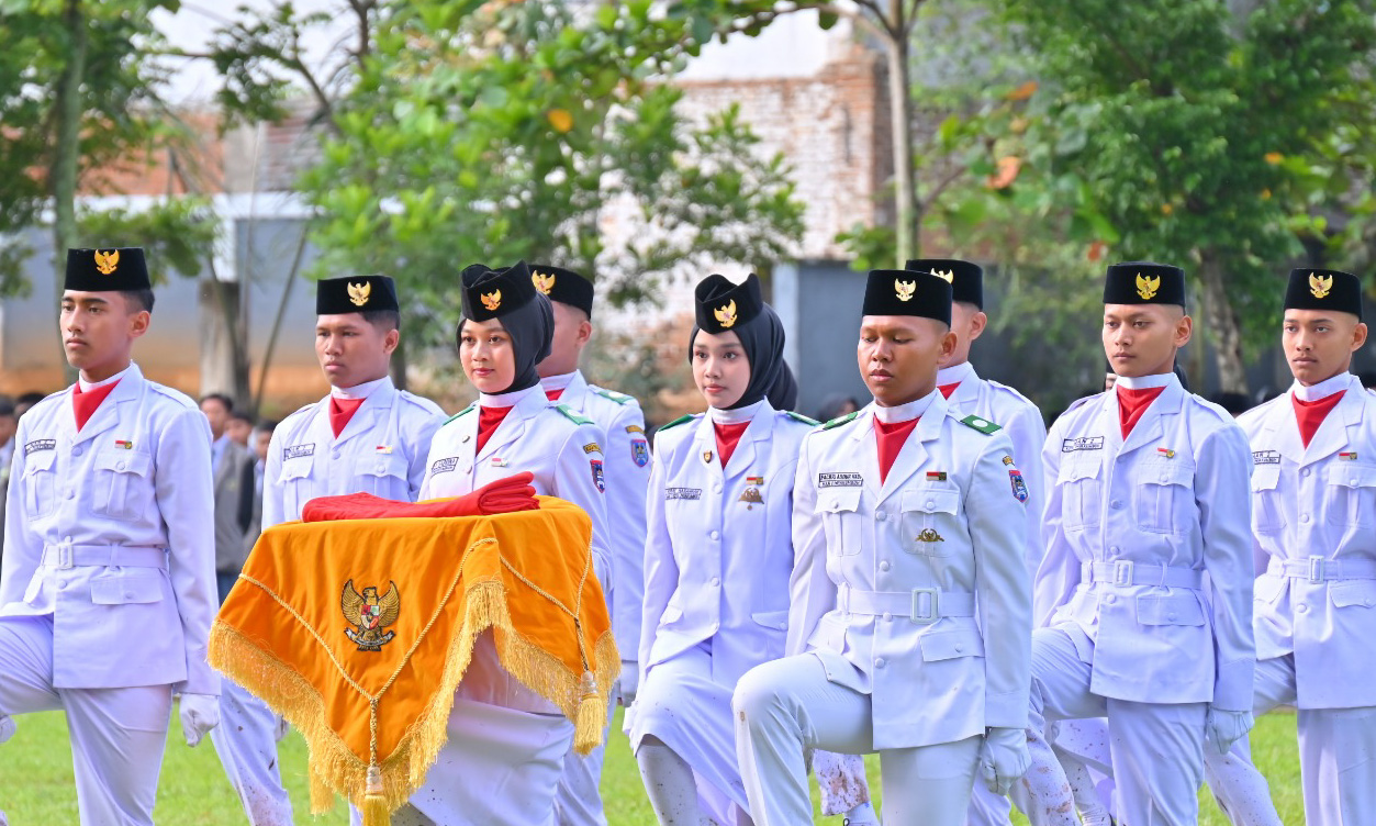 Upacara Hari Amal Bakti ke-80 Kemenag RI di Kota Payakumbuh, Sabtu (3/1/2026).