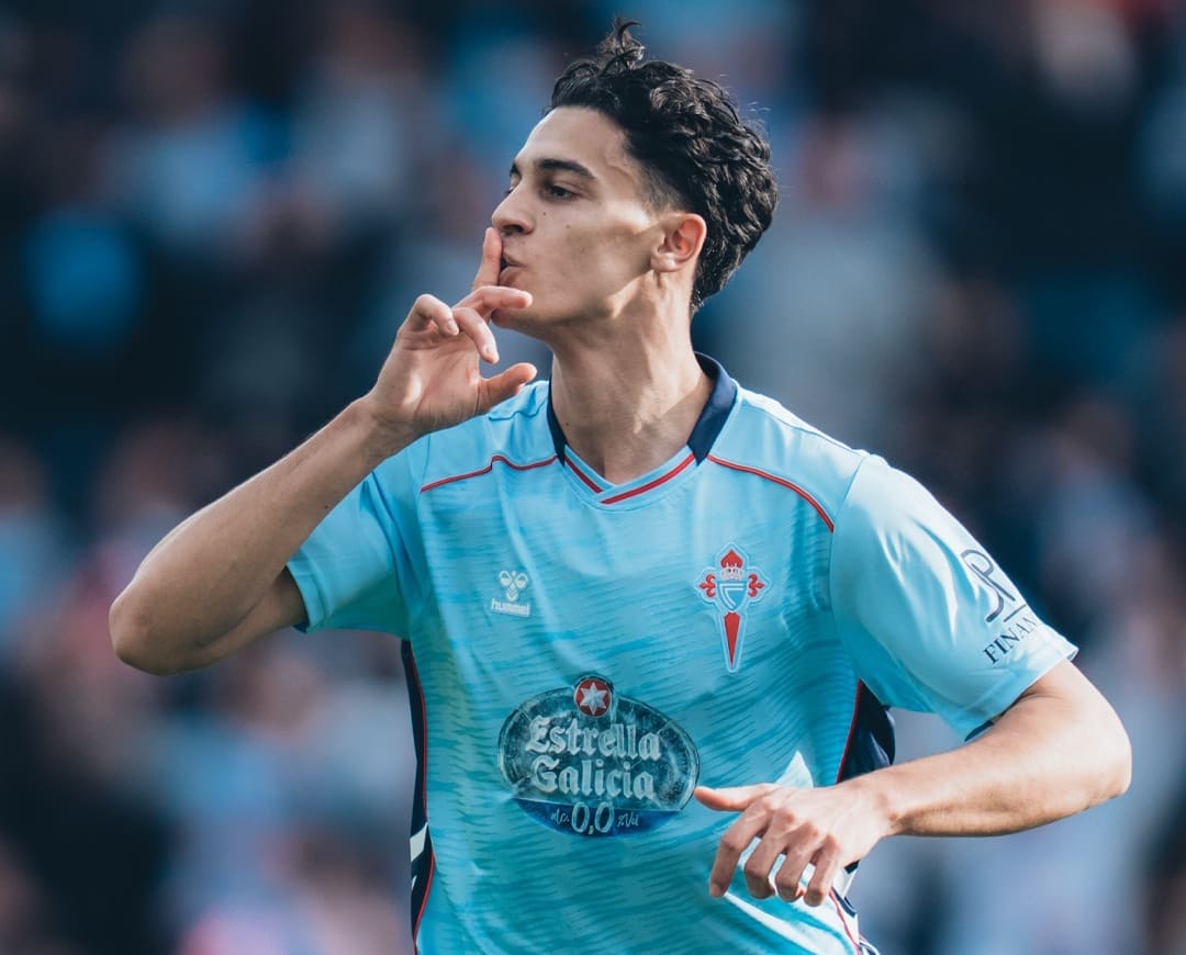 Jones El-Abdellaoui mencetak gol penting Celta Vigo vs Valencia 4-1 La Liga 2025/2026.(Foto: Instagram/@rccelta)