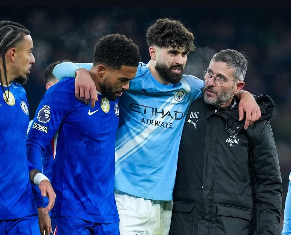 Josko Gvardiol mengalami cedera fraktur tibia saat Manchester City imbang 1-1 melawan Chelsea, Minggu (5/1/2026).(Foto: Instagram/@josko_gvardiol)