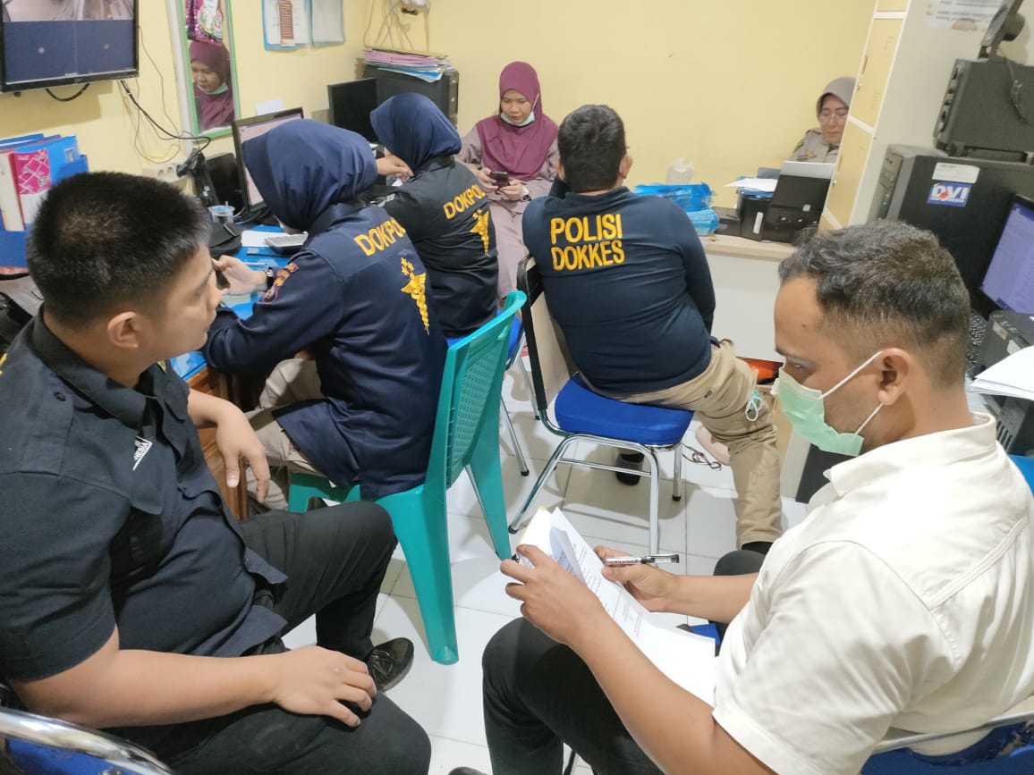 Polsek Kuranji pastikan temuan diduga janin di rumah kos Anduring bukan janin manusia. Hasil lab RS Bhayangkara diduga janin hewan.