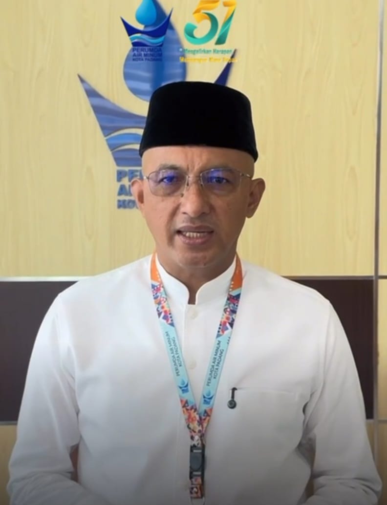 Direktur Utama Perumda Air Minum Kota Padang, Hendra Pebrizal.