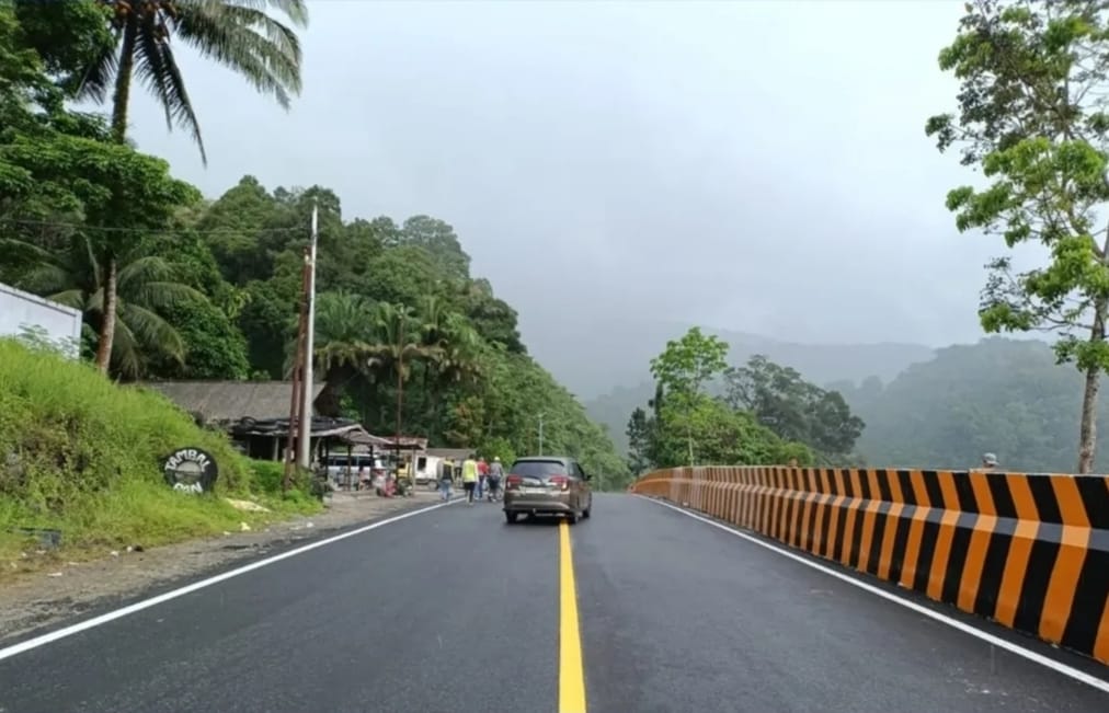 Penanganan longsoran Puncak Anai telah selesai dilaksanakan oleh BPJN Sumbar.
