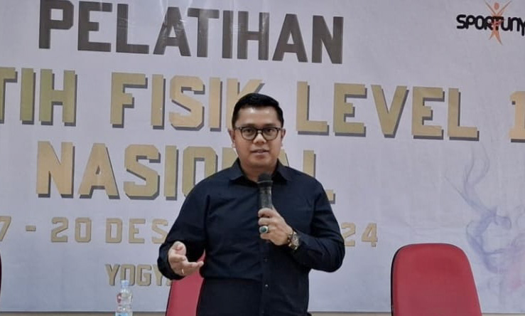 Koordinator Tes Fisik Pelatprov KONI Sumbar, Dr. Ilham, S.Si., M.Or.