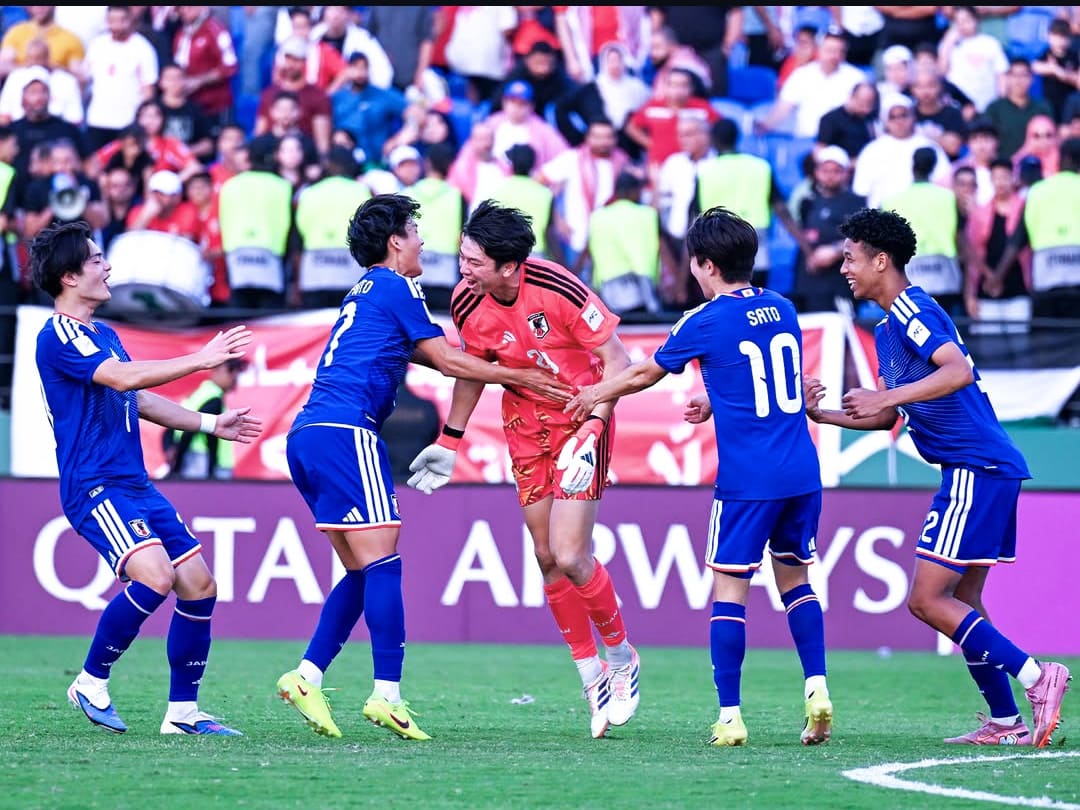 Adu penalti menegangkan! Jepang kalahkan Yordania 4-2, Rui Araki jadi penentu kemenangan. (Foto: IG @japanfootballassociation)