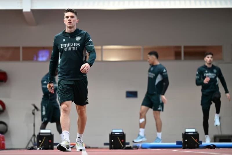 Penyerang Arsenal, Viktor Gyokeres, menjalani sesi latihan jelang laga tandang melawan Nottingham Forest, Sabtu (17/1/2026). (Foto: arsenal.com)