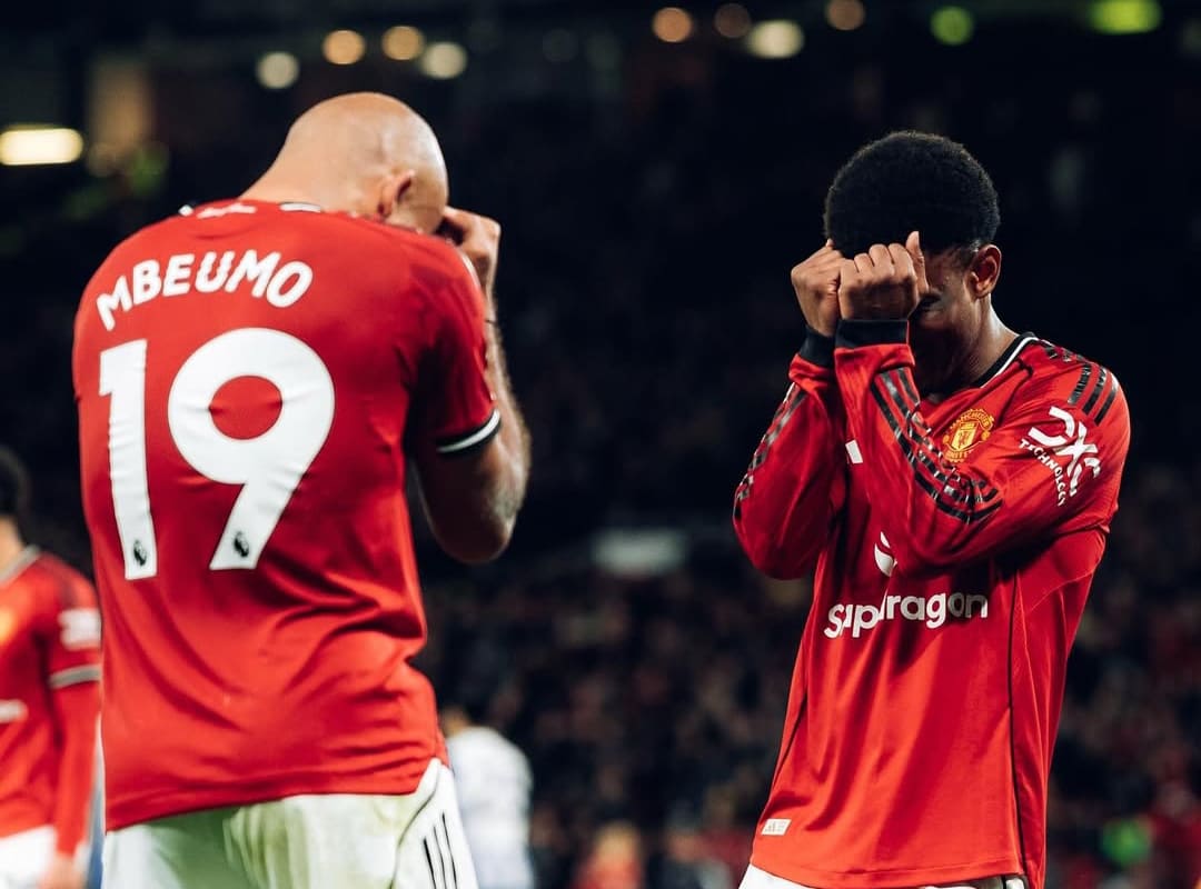 Bryan Mbeumo dan Amad Diallo siap kembali memperkuat Manchester United vs Manchester City di Premier League, Sabtu (17/1).(Foto: Dok. IG @amaddiallo19)