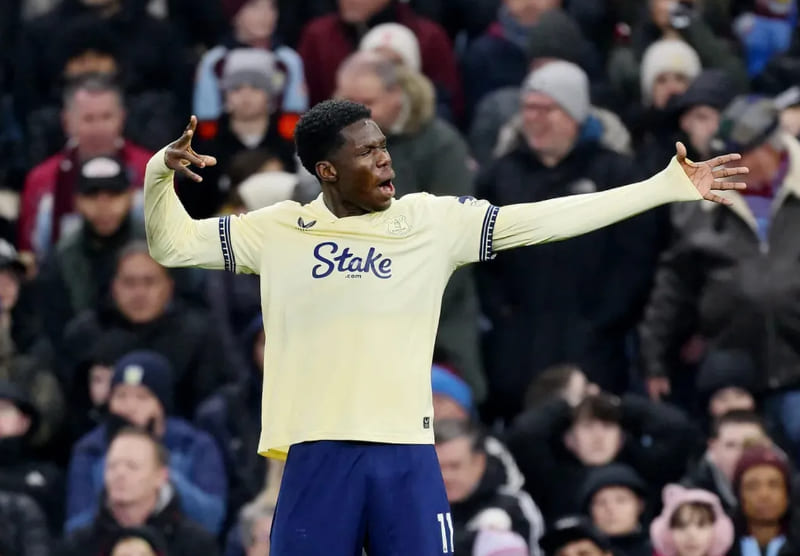 Thierno Barry mencetak gol tunggal bagi Everton melawan Aston Villa di Premier League 18 Januari 2026. (Foto: evertonfc.com)